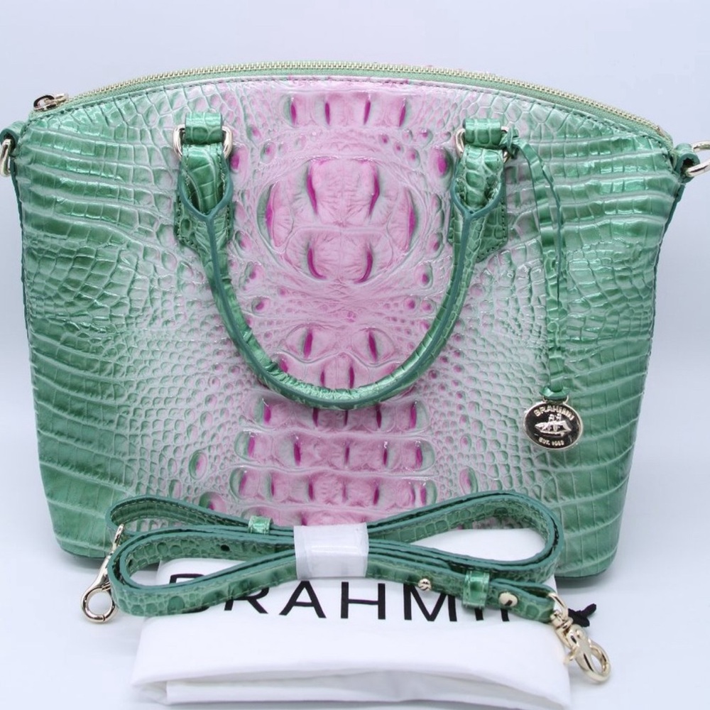 Brahmin Duxbury Satchel - Apple Blush Ombre